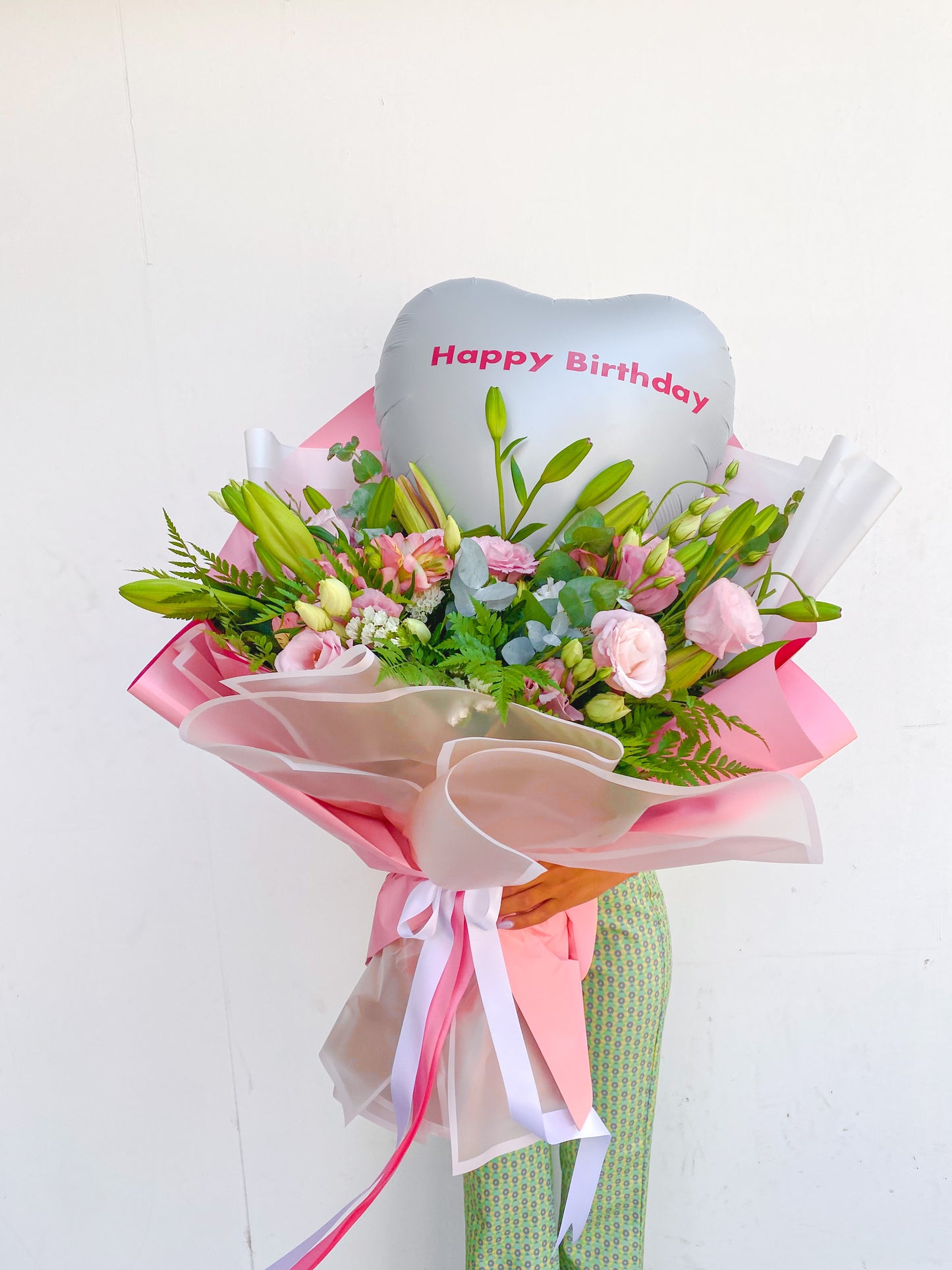 Balloon and Flower Bouquet